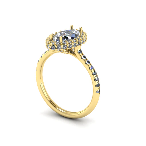335 Female ring 3DM STL 3D Print Model .c4d .max .obj .3ds .fbx .stl .blend