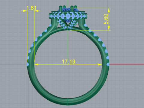 335 Female ring 3DM STL Modelo de impresión 3D