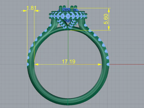335 Female ring 3DM STL 3D Print Model