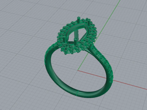 335 Female ring 3DM STL 3D Print Model
