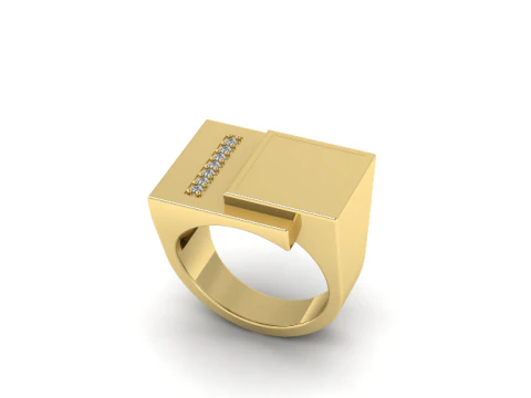 336 Man ring 3DM STL 3D Print Model