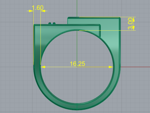 336 Man ring 3DM STL 3D प्रिंट मॉडल