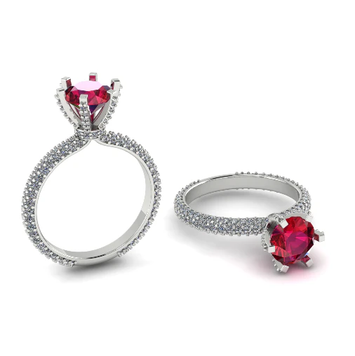 337 Female ring 3DM STL 3D Print Model .c4d .max .obj .3ds .fbx .stl .blend
