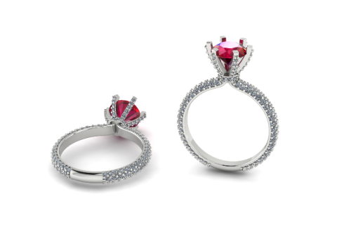 337 Female ring 3DM STL 3D Print Model