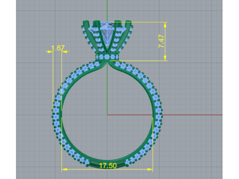 337 Female ring 3DM STL 3D Print Model