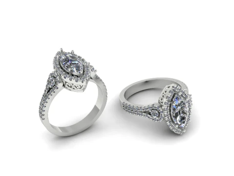 338 Dişi y&uuml;z&uuml;k 3DM STL 3D Baskı Modeli