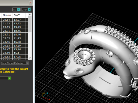 339 Ring snake 3DM STL 3D Print Model