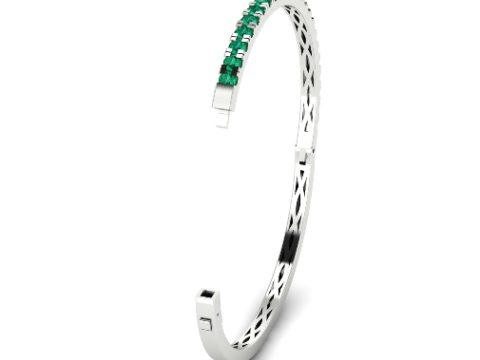340 Bracelet with stones 3D Print Model