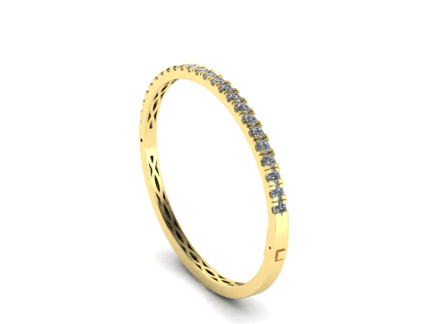 340 Bracelet with stones 3D Print Model