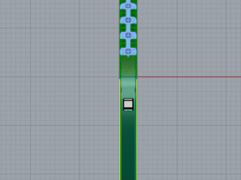 340 Bracelet with stones 3D Print Model