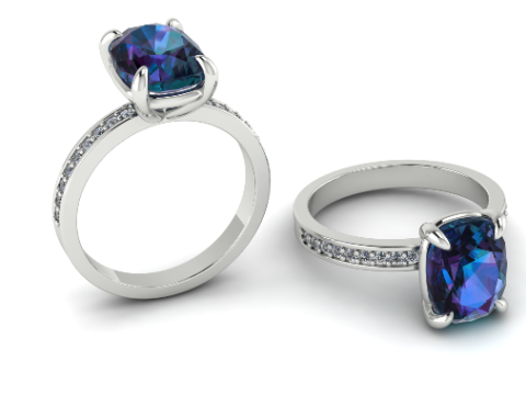341 Ring for women Modèles 3D en vedette