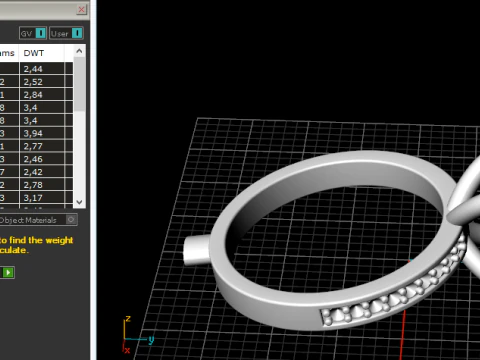 341 Ring for women 3D Print Model