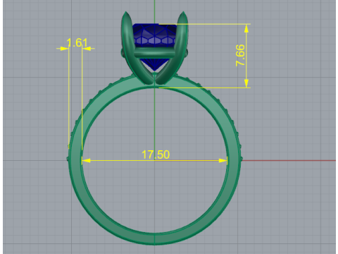 341 Ring for women 3D 프린트 모델