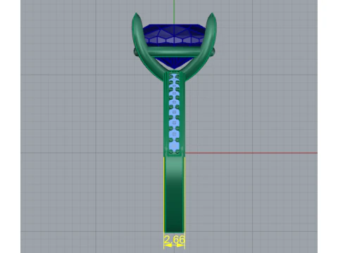 341 Ring for women 3D Print Model
