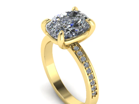 341 Ring for women 3D Print Model