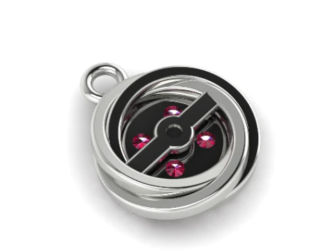 342 Pendant 3D Print Model