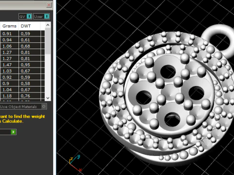 342 Pendant 3D Print Model