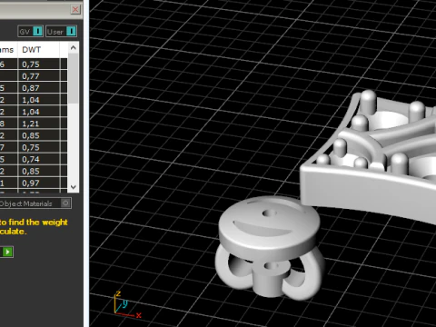 343 Earrings 3D Print Model