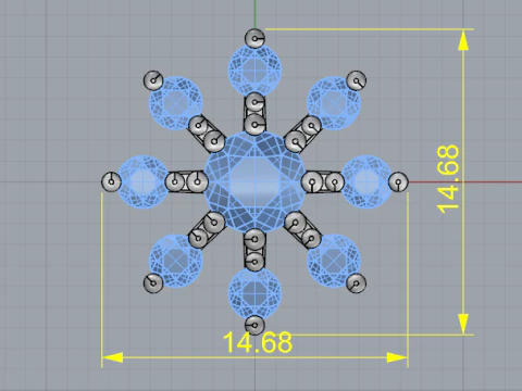 344 Earrings 3D Print Model