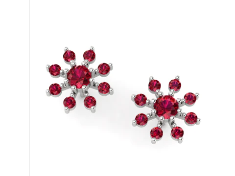 344 Earrings 3D Print Model