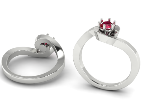 345 Ring 3D Print Model