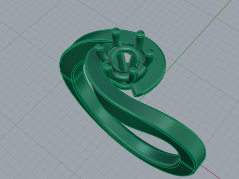 345 Ring 3D 프린트 모델
