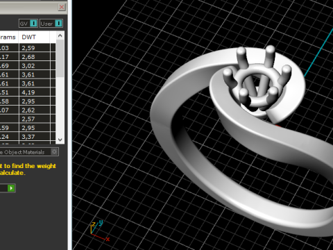 345 Ring 3D 프린트 모델