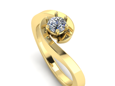 345 Ring 3D 프린트 모델