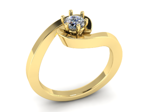 345 Ring 3D 프린트 모델