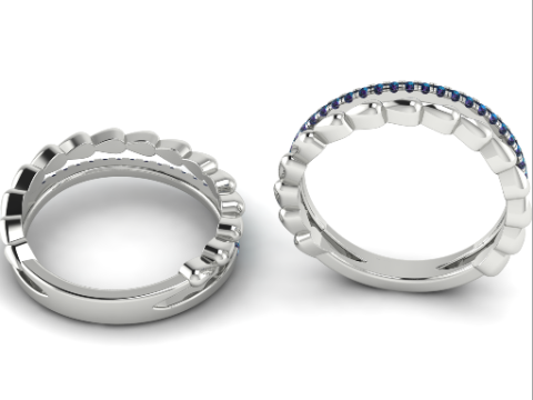 349 Ring 3Dプリントモデル