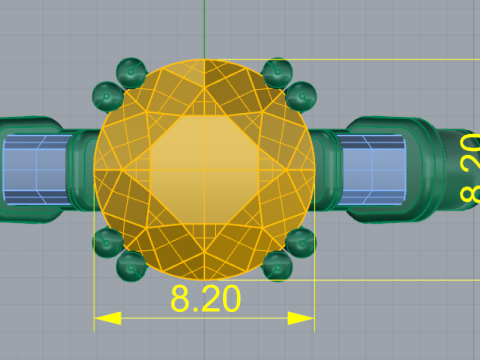 350 Ring Modello di stampa 3D