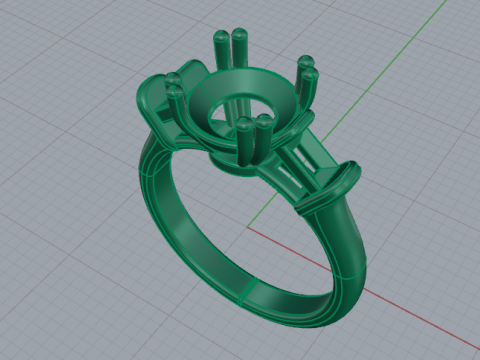 350 Ring Modello di stampa 3D