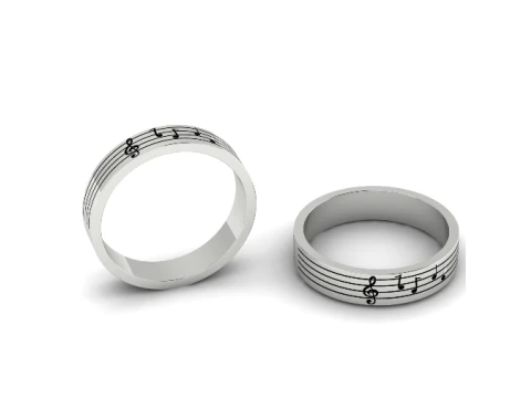 351 Ring with notes 3D Print Model