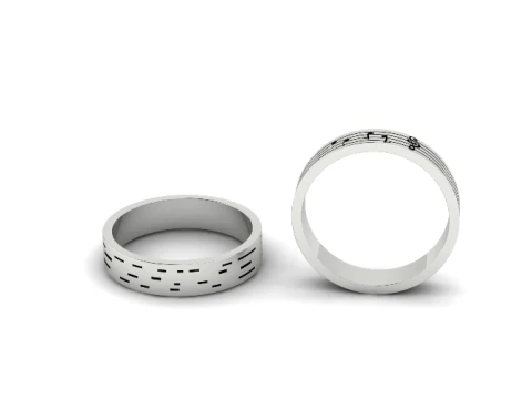 351 Ring with notes 3D Print Model