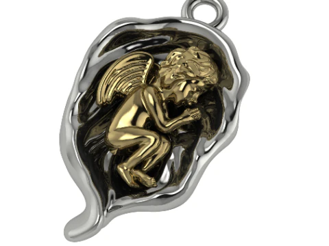 353 Pendant baby 3D Print Model