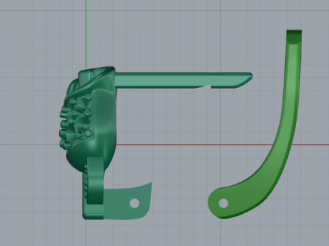 354 Earrings flower 3D Print Model