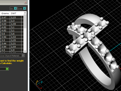355 Ring with a cross 3D Baskı Modeli