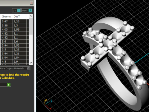 355 Ring with a cross 3D Print Model