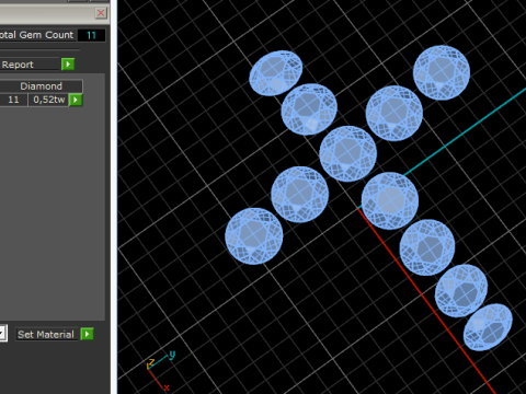 355 Ring with a cross 3D Baskı Modeli