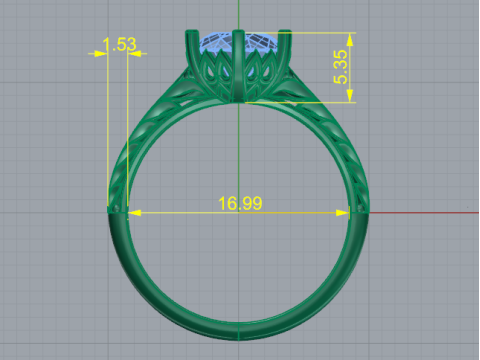 356 Ring Modello di stampa 3D