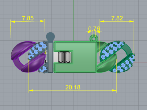 358 Bracelet 3D-printmodel