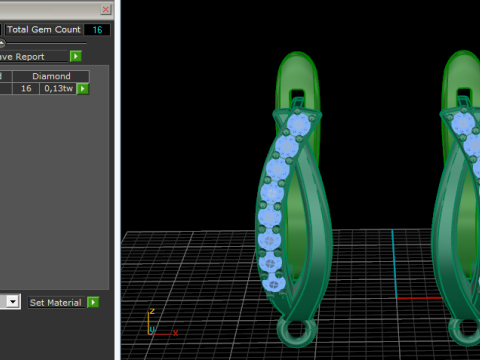 359 Lock for earrings 3D 打印模型