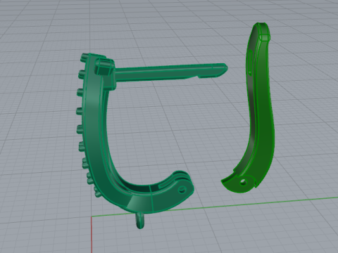 359 Lock for earrings 3D 打印模型