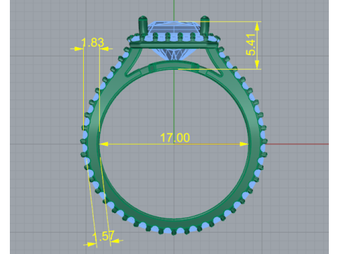 362 Ring 3D Baskı Modeli