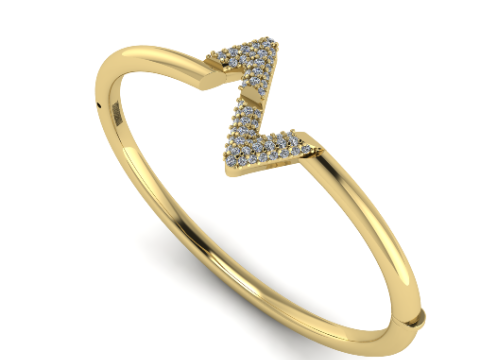 364 Bracelet with the letter Z Model do druku 3D