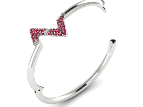 364 Bracelet with the letter Z Model do druku 3D