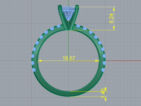 365 Ring 3D Druckmodell