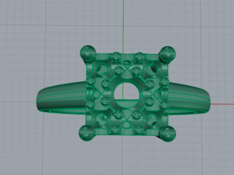 366 Ring with stones 3D Print Model