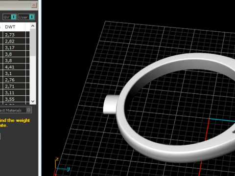 366 Ring with stones 3D Print Model