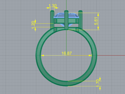 368 Ring 3D Print Model